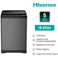 Lavadora Hisense 18KG Carga Superior WT3W1823UT